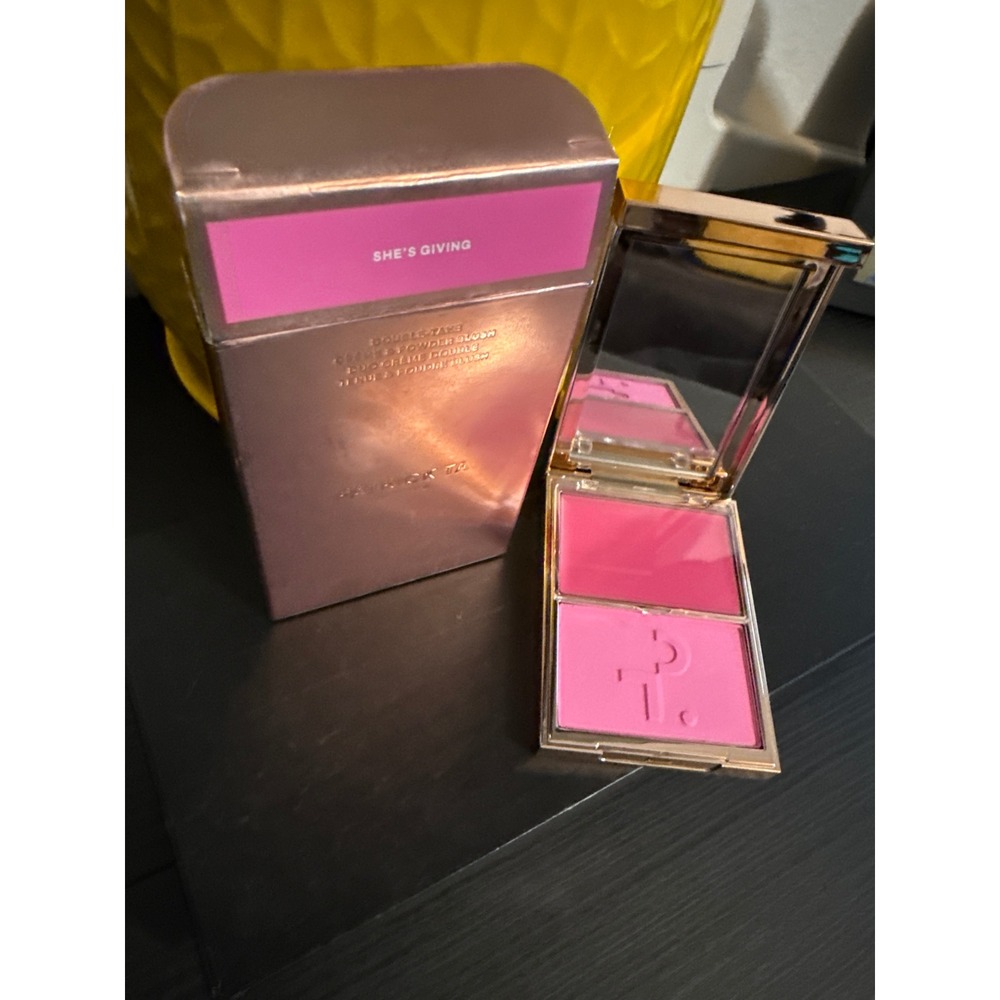 Patrick Ta full size Creme Powder Blush Duo She's Giving new in box